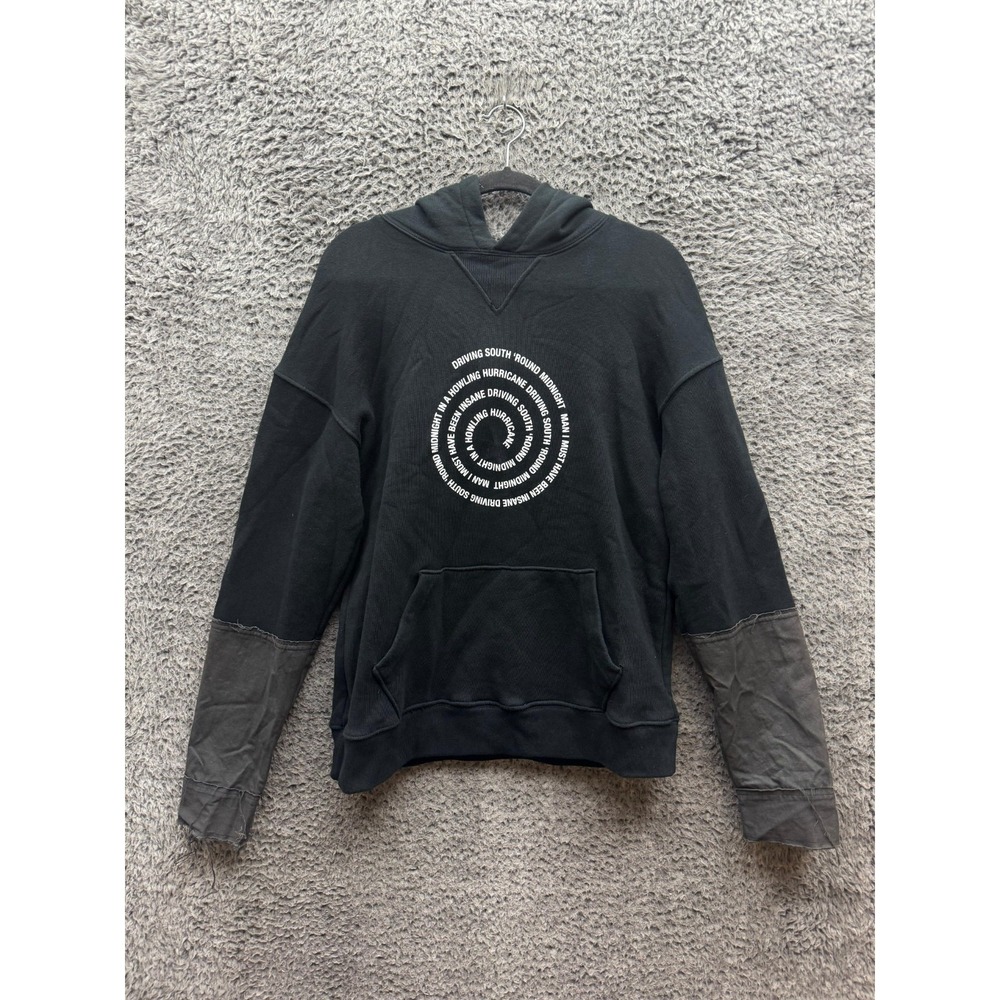 Midnight Studios Shane Gonzales Hurricane Hooded Sweatshirt Black Mens Size 2